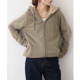 裏ボアジップアップパーカー | atONE | 詳細画像6 