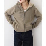 裏ボアジップアップパーカー | atONE | 詳細画像7 