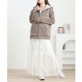 裏ボアジップアップパーカー | atONE | 詳細画像12 