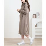 裏ボアパーカーワンピース | atONE | 詳細画像10