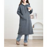 裏ボアパーカーワンピース | atONE | 詳細画像17