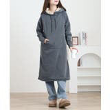 裏ボアパーカーワンピース | atONE | 詳細画像18