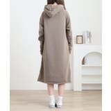 裏ボアパーカーワンピース | atONE | 詳細画像23