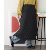 2WAY 裏ボアキルト無地ロング巻きスカート | atONE | 詳細画像4 