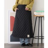 2WAY 裏ボアキルト無地ロング巻きスカート | atONE | 詳細画像5 