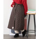 2WAY 裏ボアキルト無地ロング巻きスカート | atONE | 詳細画像9 