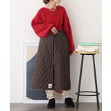 2WAY 裏ボアキルト無地ロング巻きスカート | atONE | 詳細画像12 