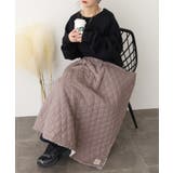 2WAY 裏ボアキルト無地ロング巻きスカート | atONE | 詳細画像2 