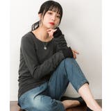 フェイクレイヤードロングTシャツ | atONE | 詳細画像30
