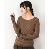フェイクレイヤードロングTシャツ | atONE | 詳細画像50