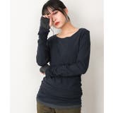 フェイクレイヤードロングTシャツ | atONE | 詳細画像54