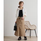 ストレッチツイル ロングスカート | atONE | 詳細画像46