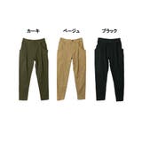 立体ポケットストレッチツイルテイパードパンツ ゆったり リラックス | atONE | 詳細画像7