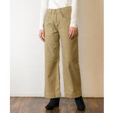 カラーツイルワイドパンツ ゆったり リラックス | atONE | 詳細画像10