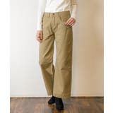 カラーツイルワイドパンツ ゆったり リラックス | atONE | 詳細画像12