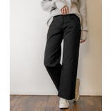 カラーツイルワイドパンツ ゆったり リラックス | atONE | 詳細画像19