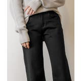 カラーツイルワイドパンツ ゆったり リラックス | atONE | 詳細画像22