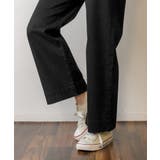 カラーツイルワイドパンツ ゆったり リラックス | atONE | 詳細画像23