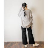 カラーツイルワイドパンツ ゆったり リラックス | atONE | 詳細画像25