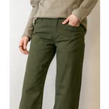 カラーツイルワイドパンツ ゆったり リラックス | atONE | 詳細画像30