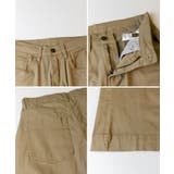 カラーツイルワイドパンツ ゆったり リラックス | atONE | 詳細画像6