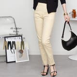 エクリュ | オールラバーウエストスリムパンツ スキニー ゆったり | atONE