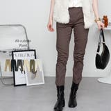 チャコールグレー | オールラバーウエストスリムパンツ スキニー ゆったり | atONE