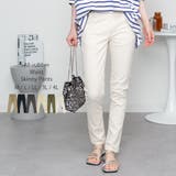 ナチュラル | オールラバーウエストスリムパンツ スキニー ゆったり | atONE