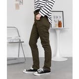 フロントジッパーツイルスキニーパンツ スリム ゆったり | atONE | 詳細画像17 