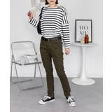 フロントジッパーツイルスキニーパンツ スリム ゆったり | atONE | 詳細画像19 