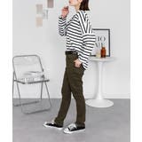 フロントジッパーツイルスキニーパンツ スリム ゆったり | atONE | 詳細画像20 