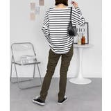 フロントジッパーツイルスキニーパンツ スリム ゆったり | atONE | 詳細画像21 