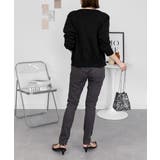 フロントジッパーツイルスキニーパンツ スリム ゆったり | atONE | 詳細画像42 