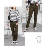 フロントジッパーツイルスキニーパンツ スリム ゆったり | atONE | 詳細画像2 