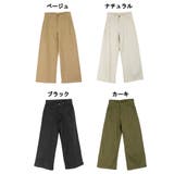 ツイルワイドベイカーパンツ ゆったり リラックス | atONE | 詳細画像30