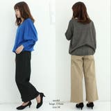 ツイルワイドベイカーパンツ ゆったり リラックス | atONE | 詳細画像4 