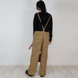 ツイルサロペットワイドパンツ レディースファッション通販 M | atONE | 詳細画像11