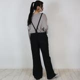 ツイルサロペットワイドパンツ レディースファッション通販 M | atONE | 詳細画像14