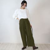 前タックワイドパンツ | atONE | 詳細画像31