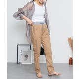 ウエストリブツイルサルエルパンツ | atONE | 詳細画像16