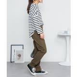 ウエストリブツイルサルエルパンツ | atONE | 詳細画像24