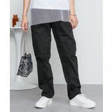 ウエストリブツイルサルエルパンツ | atONE | 詳細画像5