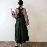 マキシ丈フレアサロペスカート | atONE | 詳細画像15 