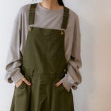 マキシ丈フレアサロペスカート | atONE | 詳細画像19 