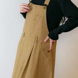 マキシ丈フレアサロペスカート | atONE | 詳細画像26 