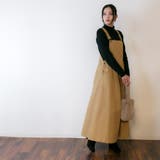 マキシ丈フレアサロペスカート | atONE | 詳細画像30 