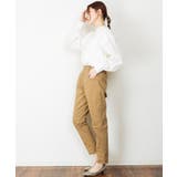 ウエストゴムテーパードツイルパンツ | atONE | 詳細画像12 