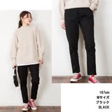 ウエストゴムテーパードツイルパンツ | atONE | 詳細画像2 