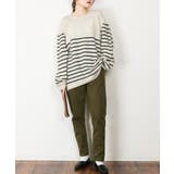 ウエストゴムテーパードツイルパンツ | atONE | 詳細画像22 