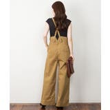 サスペンダー付きハイウェストツイルパンツ | atONE | 詳細画像9 